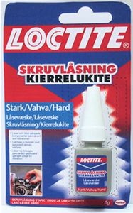 Låsevæske rød tube a 5gr. PP35245