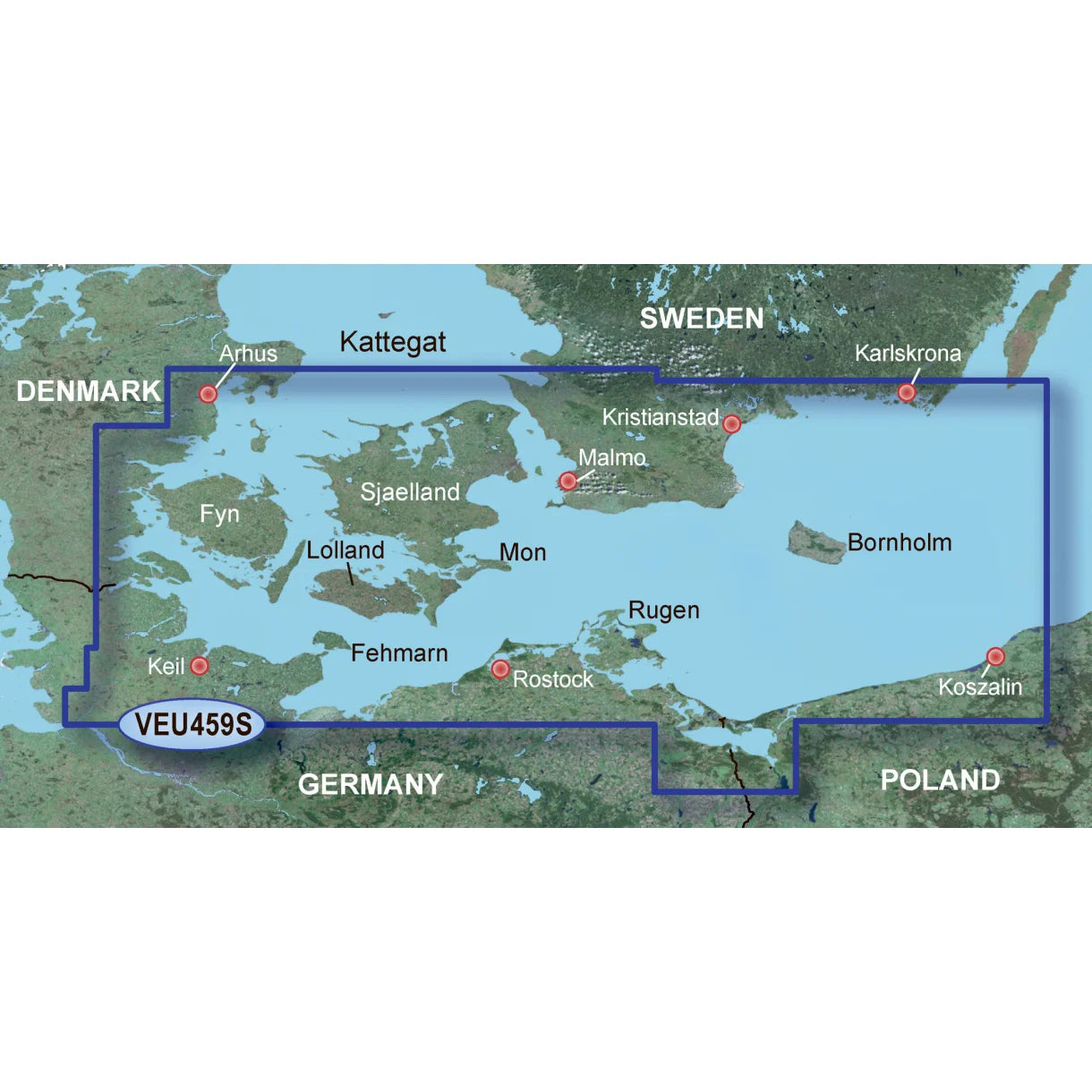 BlueChart g3 VS Århus-Kiel-Koszalin