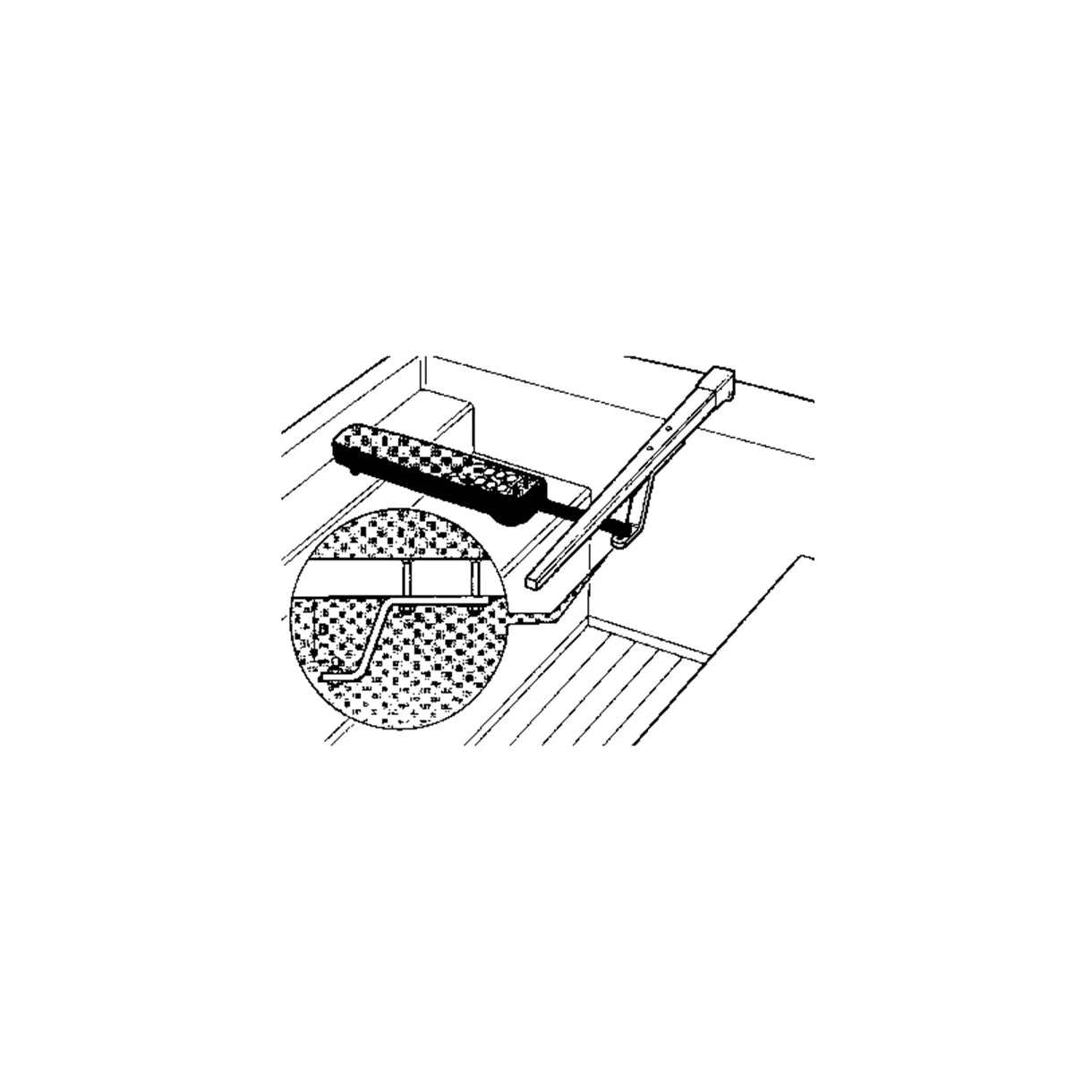 Raymarine Bøjle ror 25 mm