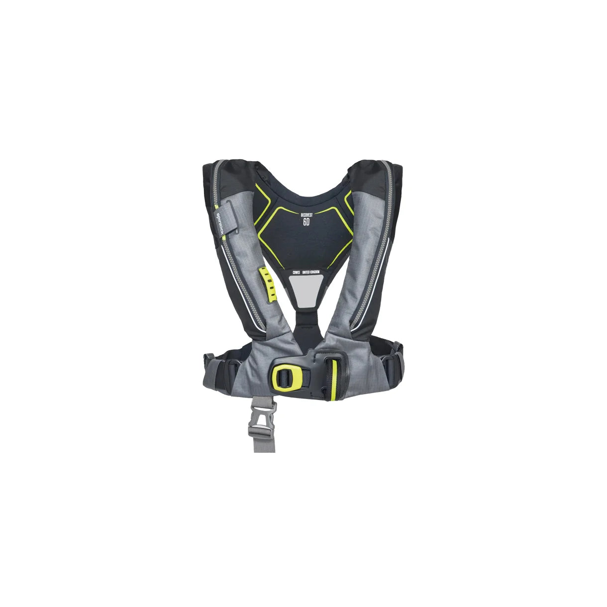 Redningsvest 6D Pro Sensor Elite Sort