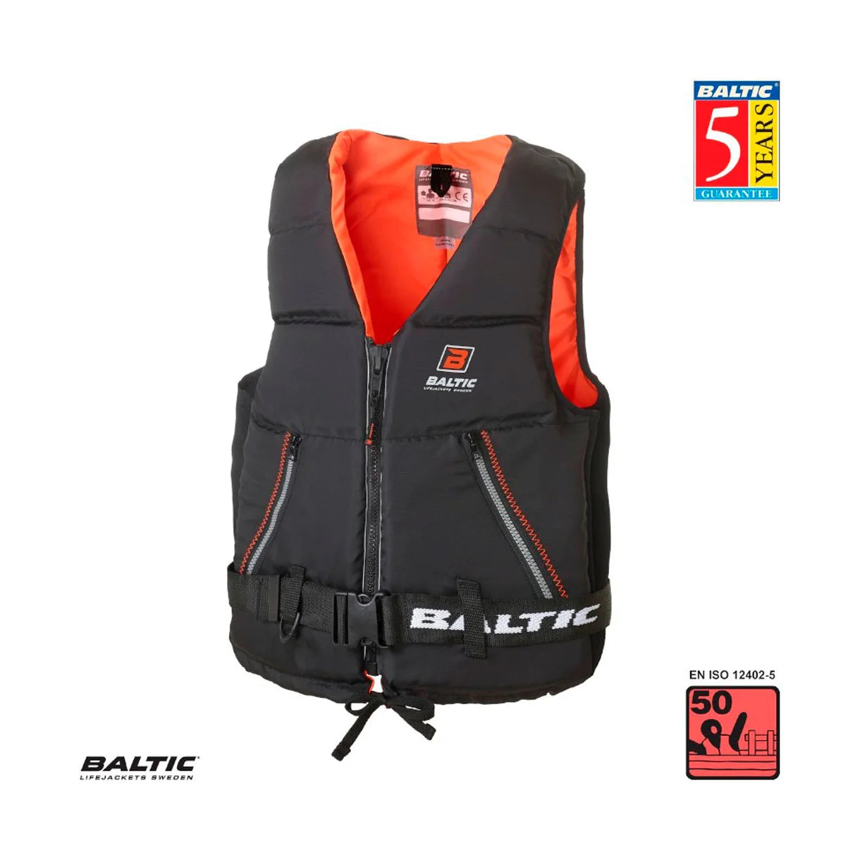 Baltic Super Soft II Sejlervest Sort