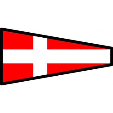 Signalflag vævet 30x45cm 4