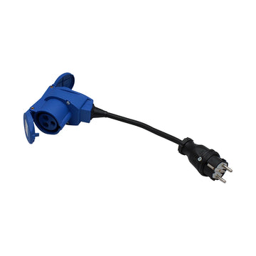 Adapter kabel Schuko han-CEE/Schuko hun