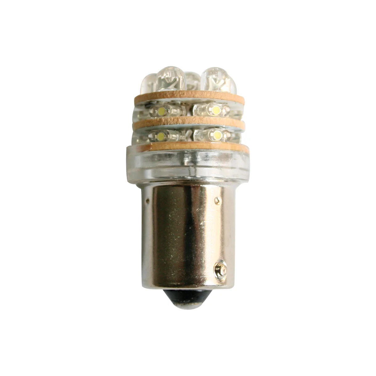 LED - bulplampe T18 BA15S 12v hvid