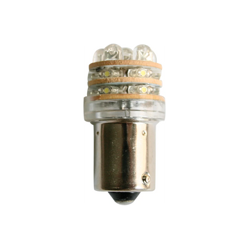 LED - bulplampe T18 BA15S 12v hvid