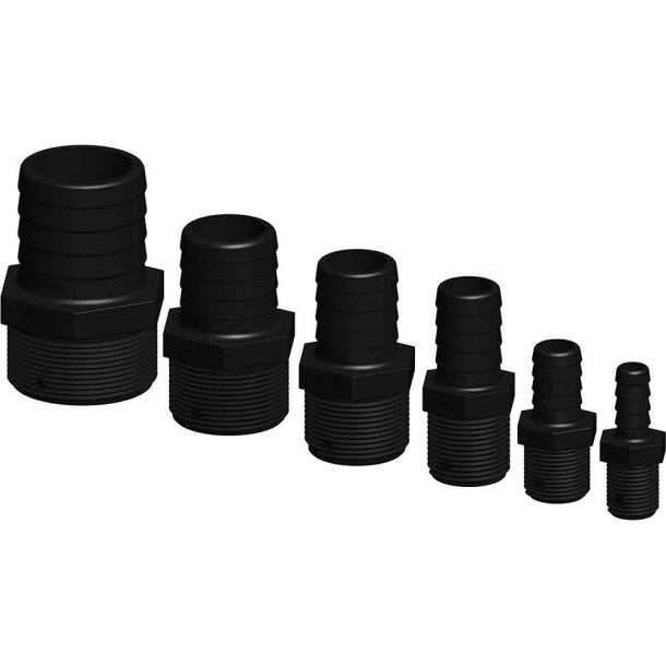 Slangestuds plast 1/2'' 13mm studs