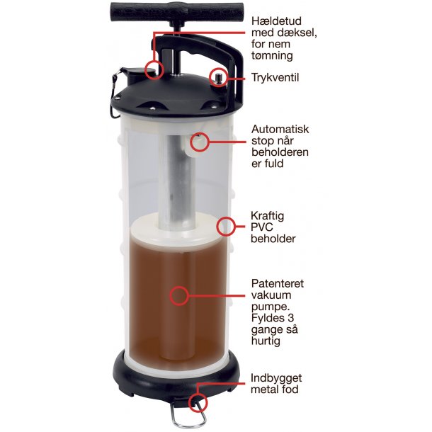 Oliesuger 17 Ltr.