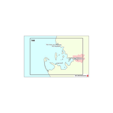 Søkort DA 144 Nakskov Fjord