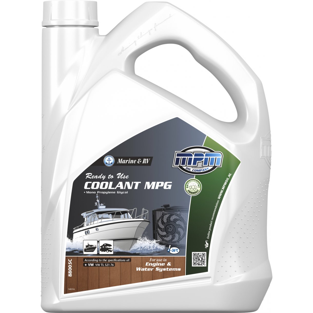 MPM Antifreeze Coolant 5 ltr.