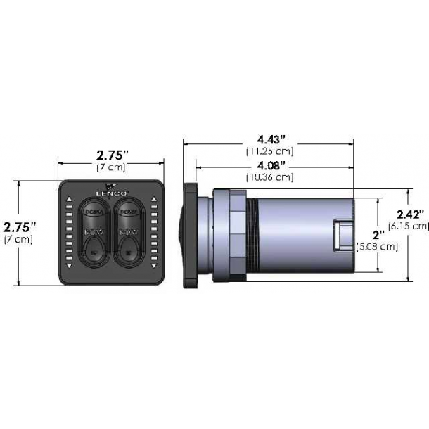 Lenco Betjeningspanel STD all-in-one