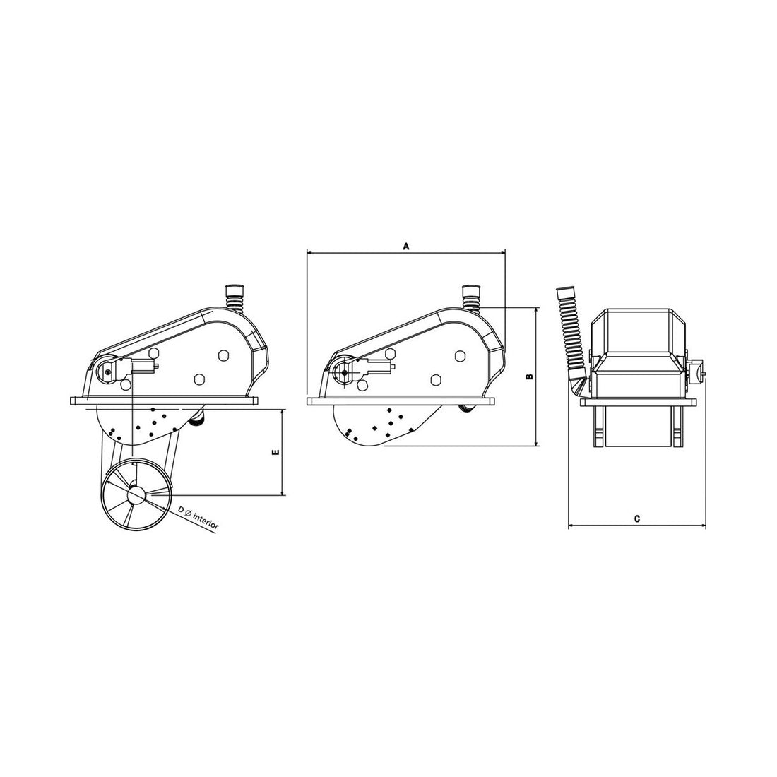 Compact folde bovpropel 24V