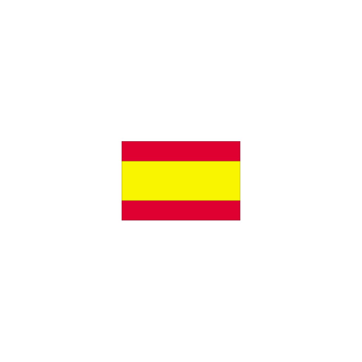 Gæsteflag Spanien trykt 30x45cm